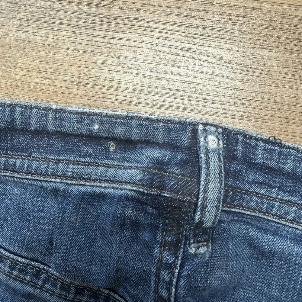 Diesel Buster Jeans Men 31x28 Blue Slim Tapered Stretch Dark Wash 0607A (Hemmed)